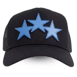 Gorra AMIRI Star Negro / Azul