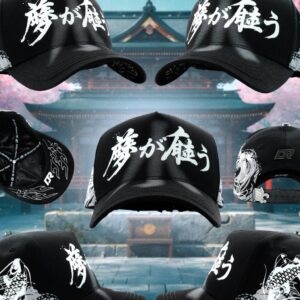 DREAMER HATS KOI BLACK