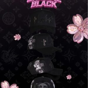 RICO HATS LA CHROME BLACK (Full Set)